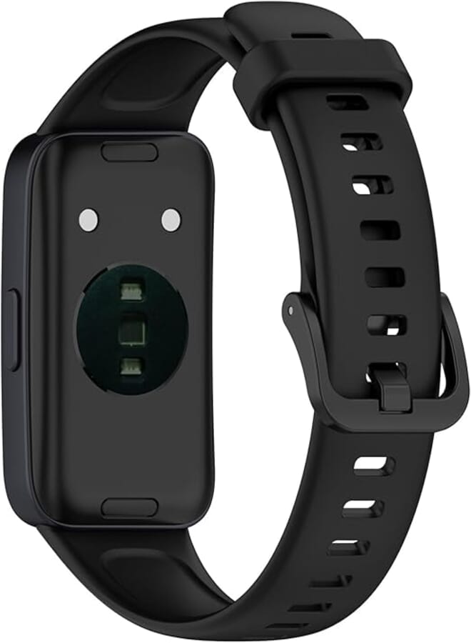 LOKEKE Compatible With Huawei Band 9 Replacement Band - Replacement Silicone Wrist Watch Band Strap Compatible With Huawei Band 9 (Black)